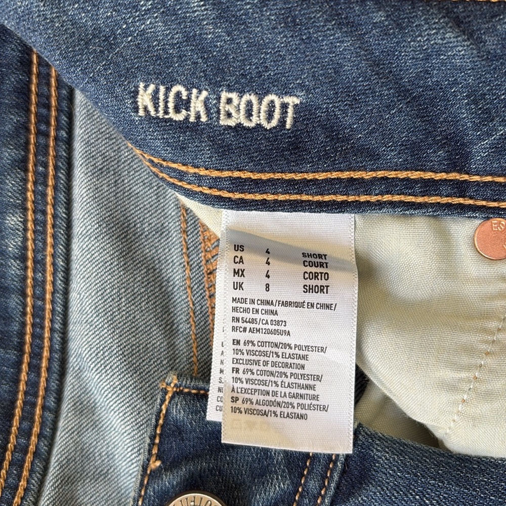 NWT American Eagle Kickboot Stretch Jeans 4 Short - Picture 5 of 6